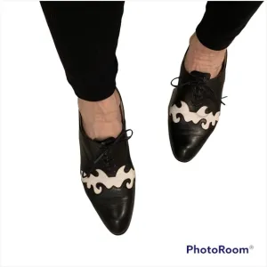 Rare Vintage Fonteneau Lace Oxford Shoes