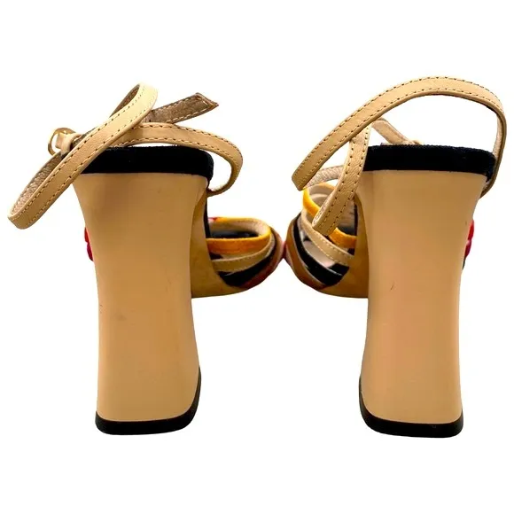 RAYE Bunny Strappy High Heel Sandals Size 8.5