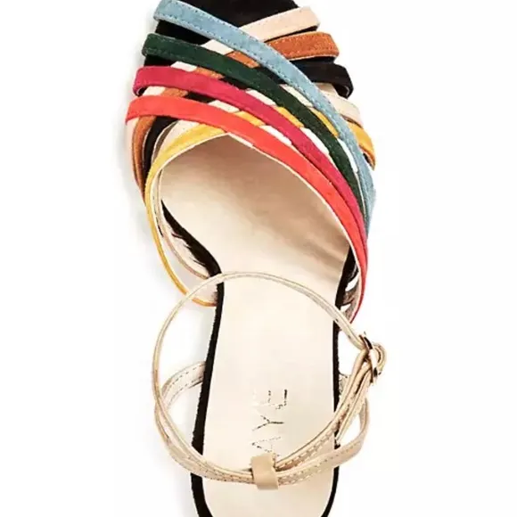 RAYE Bunny Strappy High Heel Sandals Size 8.5