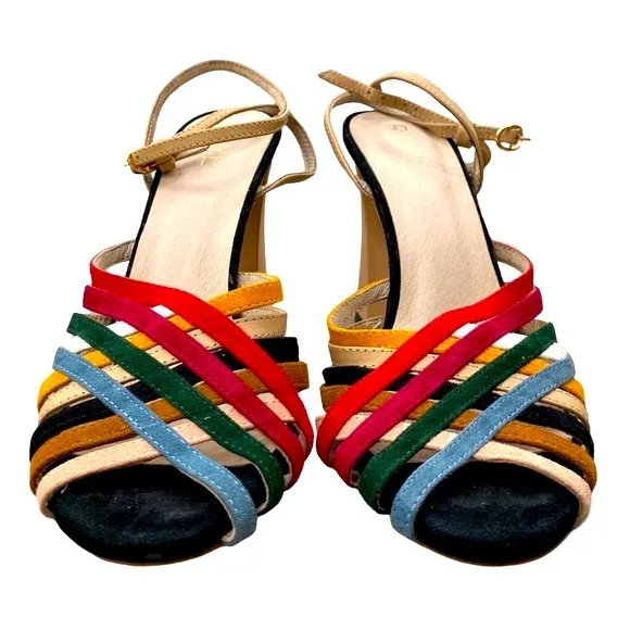 RAYE Bunny Strappy High Heel Sandals Size 8.5