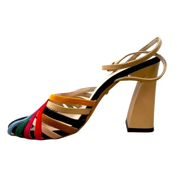 RAYE Bunny Strappy High Heel Sandals Size 8.5