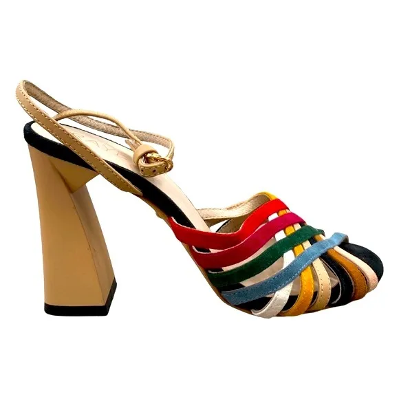 RAYE Bunny Strappy High Heel Sandals Size 8.5