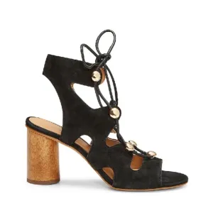 Rebecca Minkoff Embellished Suede Lace-up Sandals