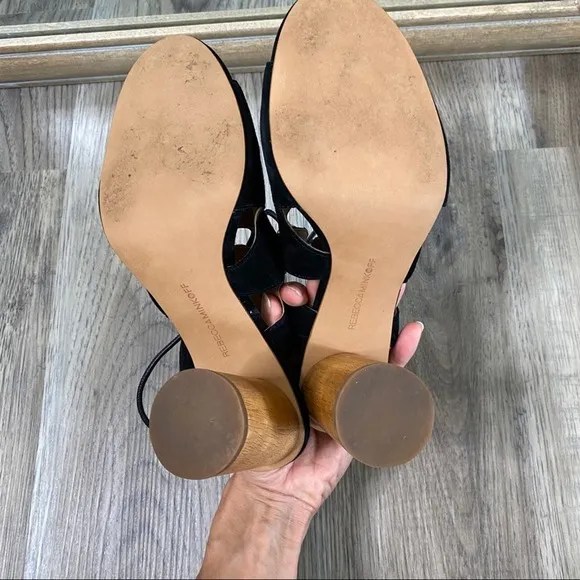 Rebecca Minkoff Embellished Suede Lace-up Sandals