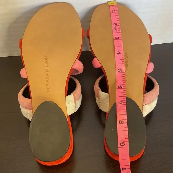 Rebecca Minkoff Kade Red Suede Strapped Sandals Size 6