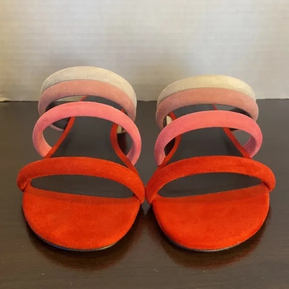 Rebecca Minkoff Kade Red Suede Strapped Sandals Size 6