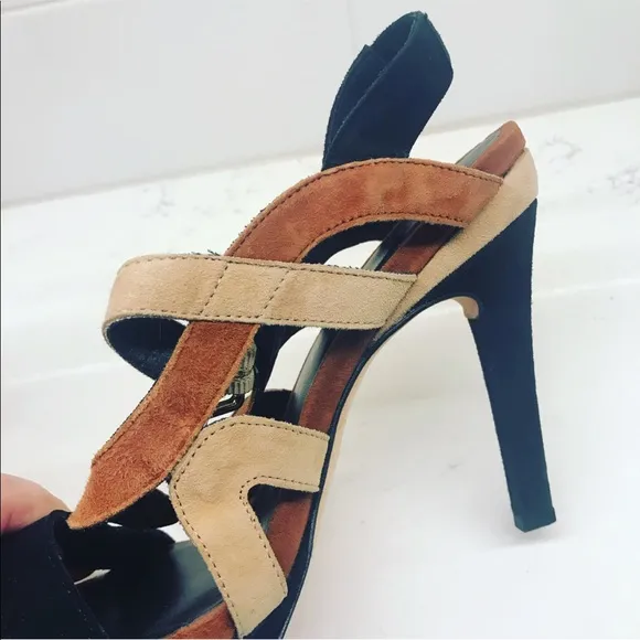 Rebecca Minkoff Suede Sandal Platform Heels