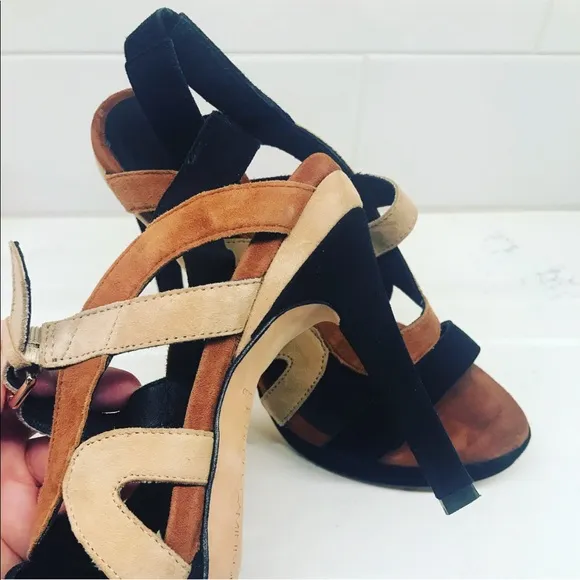 Rebecca Minkoff Suede Sandal Platform Heels