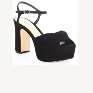 Reduced! Schultz Thalyta Black Suede Platform Sandals PRICE FIRM