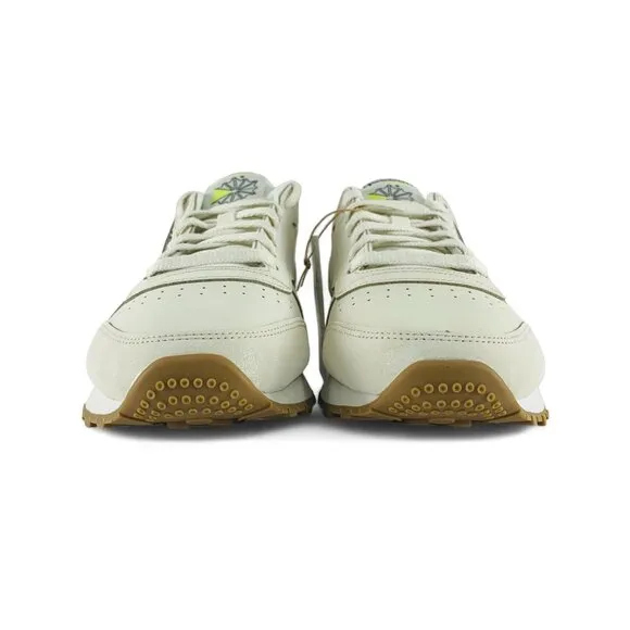 Reebok Classic Leather Alabaster Black Men's Shoes Casual Sneakers HP9159