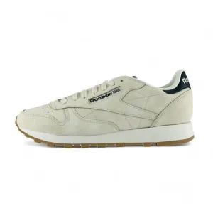 Reebok Classic Leather Alabaster Black Men's Shoes Casual Sneakers HP9159