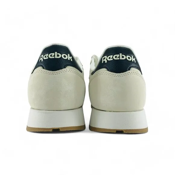 Reebok Classic Leather Alabaster Black Men's Shoes Casual Sneakers HP9159