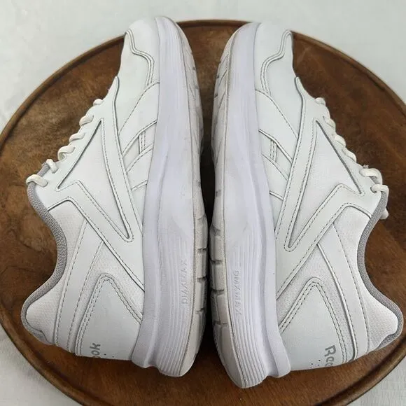 Reebok Shoes Mens 9.5 D Walk Ultra 7 Max White/Cold Grey/Collegiate Royal