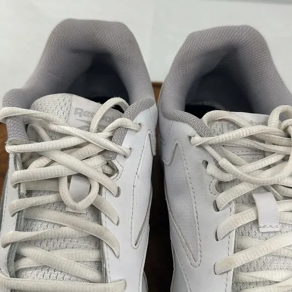 Reebok Shoes Mens 9.5 D Walk Ultra 7 Max White/Cold Grey/Collegiate Royal