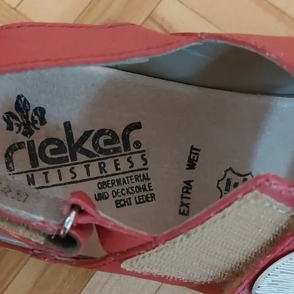 Rieker antistress D  leather sandals size 38