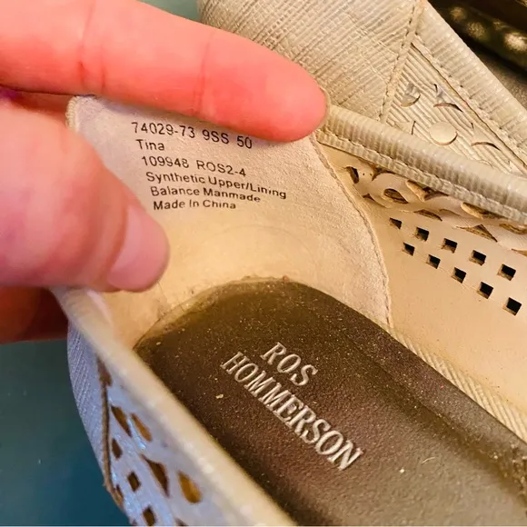 Ros Hommerson Tina Laser Cut Shoes‎