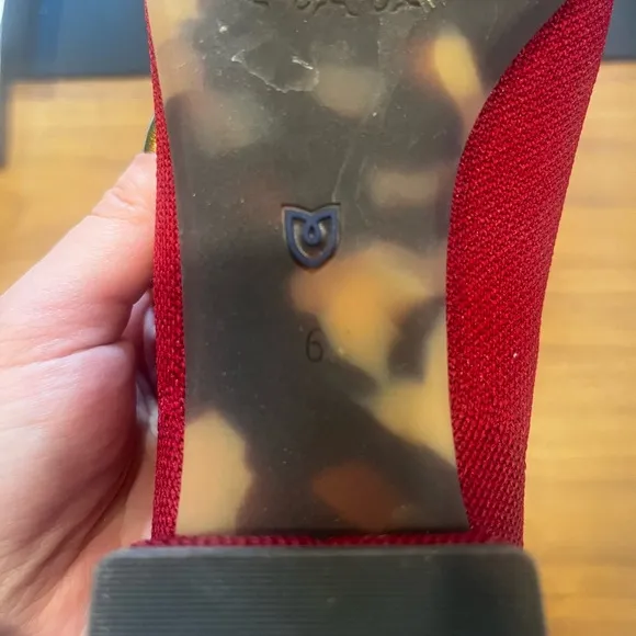 Rothy’s The High Point Red Pumps (Size 6)