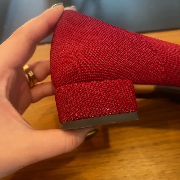 Rothy’s The High Point Red Pumps (Size 6)