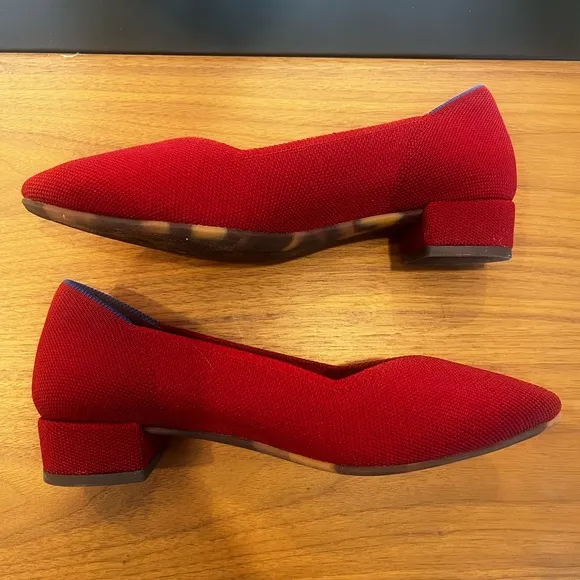Rothy’s The High Point Red Pumps (Size 6)