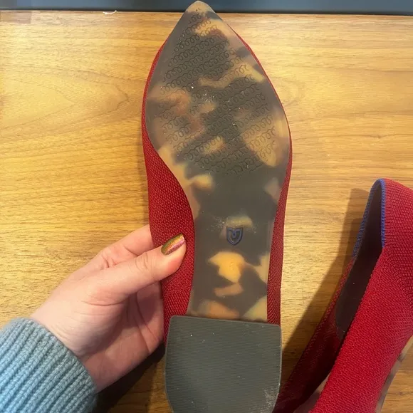 Rothy’s The High Point Red Pumps (Size 6)