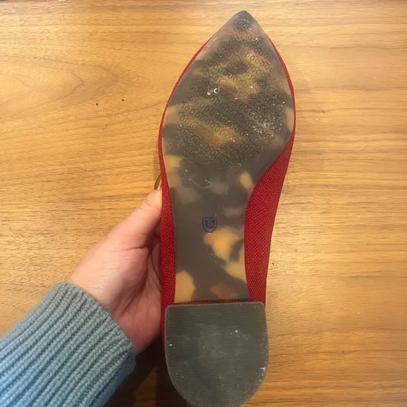 Rothy’s The High Point Red Pumps (Size 6)