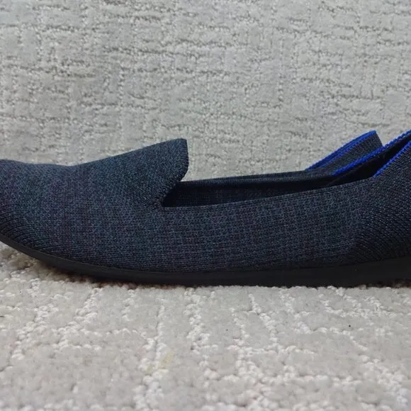 Rothys The Loafers Women's Size 7 US Blue Navy Heather Round Toe Slip on Shoes