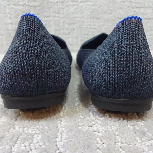 Rothys The Loafers Women's Size 7 US Blue Navy Heather Round Toe Slip on Shoes
