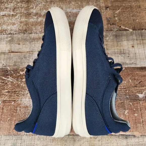 Rothys The RS02 Sneaker Men's 9.5‎ Wmn's 11 Navy Blue Comfort Laces Casual Shoes