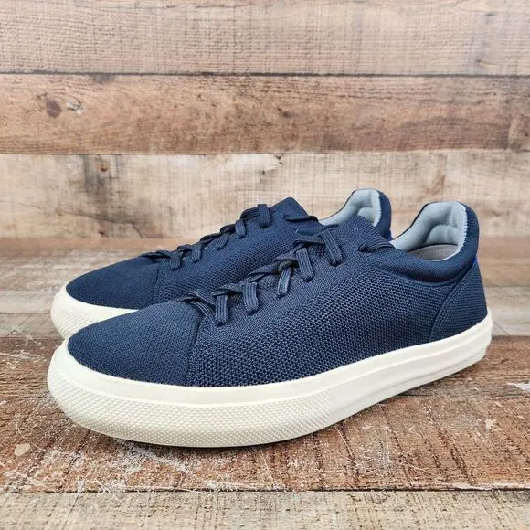 Rothys The RS02 Sneaker Men's 9.5‎ Wmn's 11 Navy Blue Comfort Laces Casual Shoes