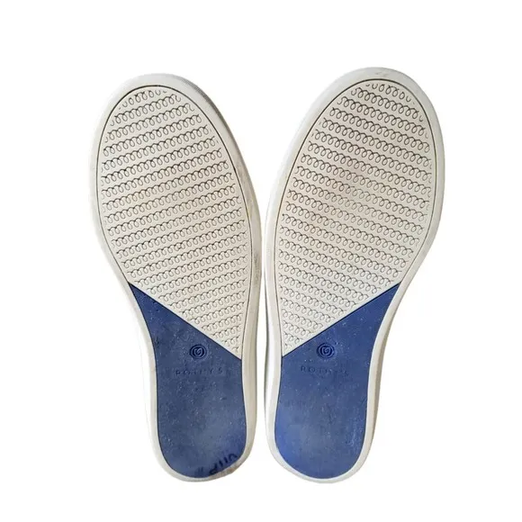 Rothys Women's Shoes Size 8.5 Flats Comfort Slip On The Sneaker Casual Gray Blue