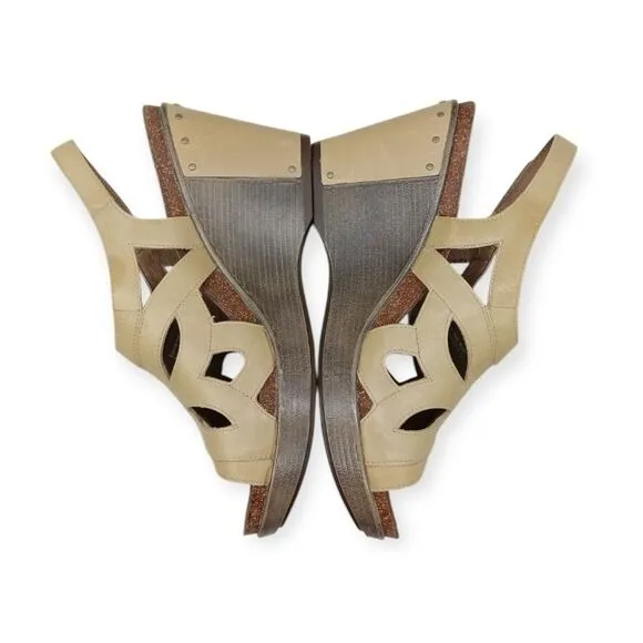 ☀️SALE☀️ NEW Dansko Felicia Antique Full Grain Leather Wedge Sandals Size: 41