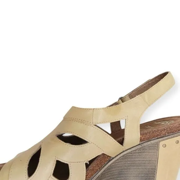 ☀️SALE☀️ NEW Dansko Felicia Antique Full Grain Leather Wedge Sandals Size: 41