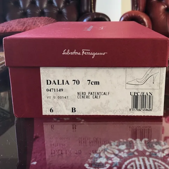 SALVATORE FERRAGAMO | Dalia Black Patent Heels