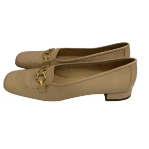 Salvatore Ferragamo leather loafer shoes. Sz 8.5 4A