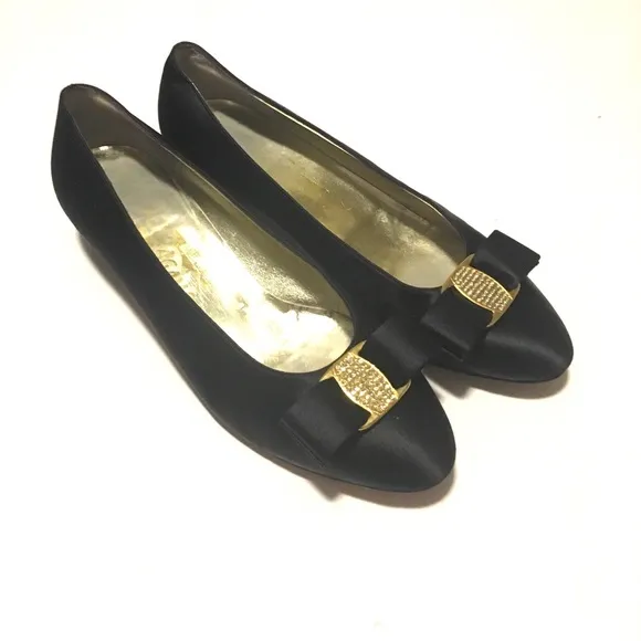 Salvatore Ferragamo | Satin Low Shoes With Bow