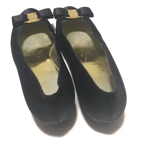 Salvatore Ferragamo | Satin Low Shoes With Bow