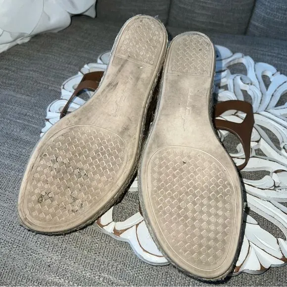 Salvatore Ferragamo Wedge Heel Sandals Shoes Women’s 9.5