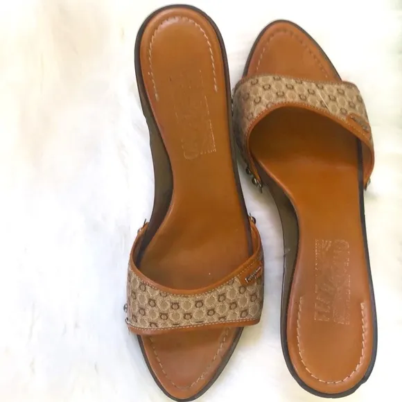 Salvatore Ferragamo Wedge Sandals Size 9