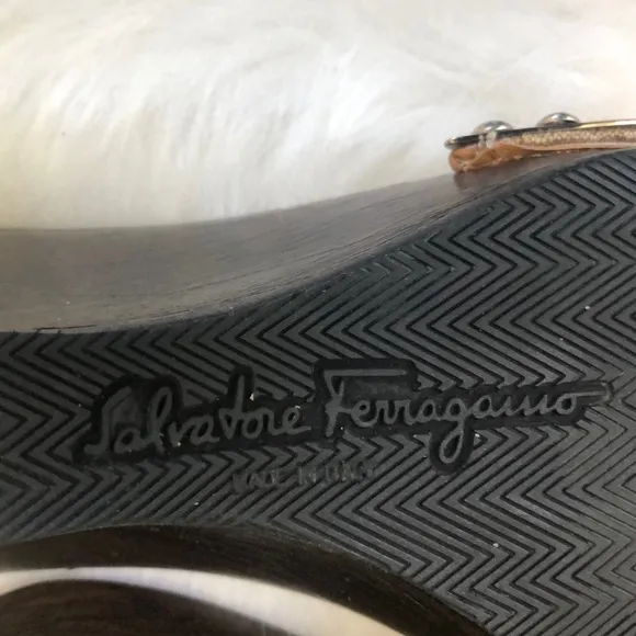 Salvatore Ferragamo Wedge Sandals Size 9