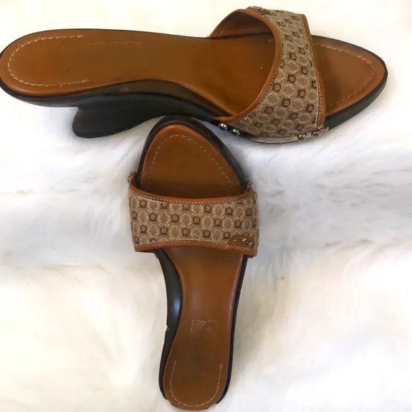 Salvatore Ferragamo Wedge Sandals Size 9