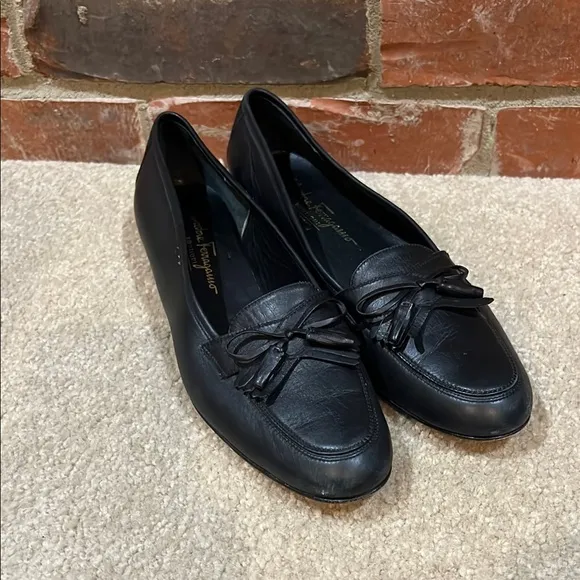 Salvatore Ferragamo Women's Black Loafers Size 11
