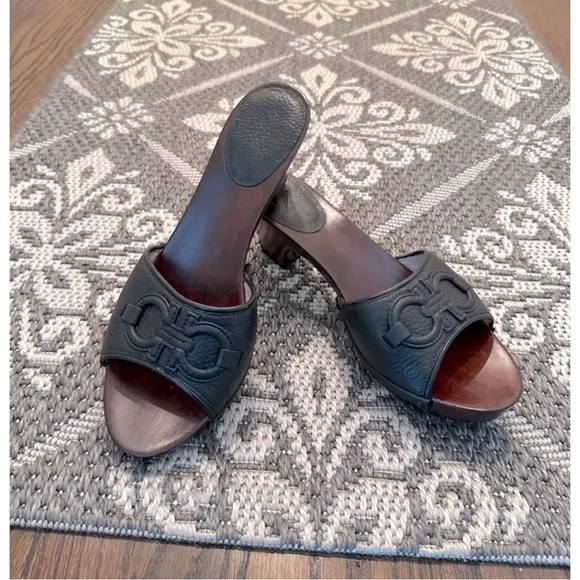 Salvatore Ferragamo wooden clogs/sandals
