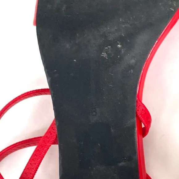 Sam Edelman Adapt Block Heel Sandals Red 8