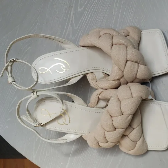 Sam Edelman Courtney Fabric Braided-Strap Sandals,  new, size 8.5