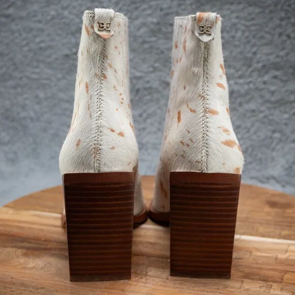 Sam Edelman Emalia Ankle Bootie in Natural &amp; Ivory, Size: 7 M EUR 37