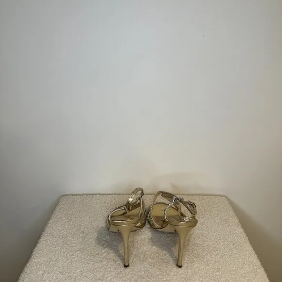 Sam Edelman | Lennox High-Heel Sandals | Gold   Silver