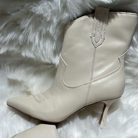 Sam Edelman “Moe” Stiletto Western Cowgirl Boots A15