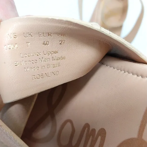 Sam Edelman Rosalind Suede Leather‎ Platform Sandals, Size 10| EUR 40
