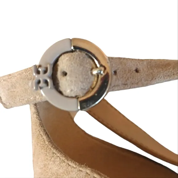 Sam Edelman Stacie Block Heel Suede Sandals size 6