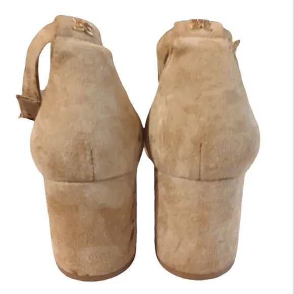 Sam Edelman Stacie Block Heel Suede Sandals size 6